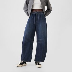 GAP Dark Blue Flare & Wide Leg Jeans